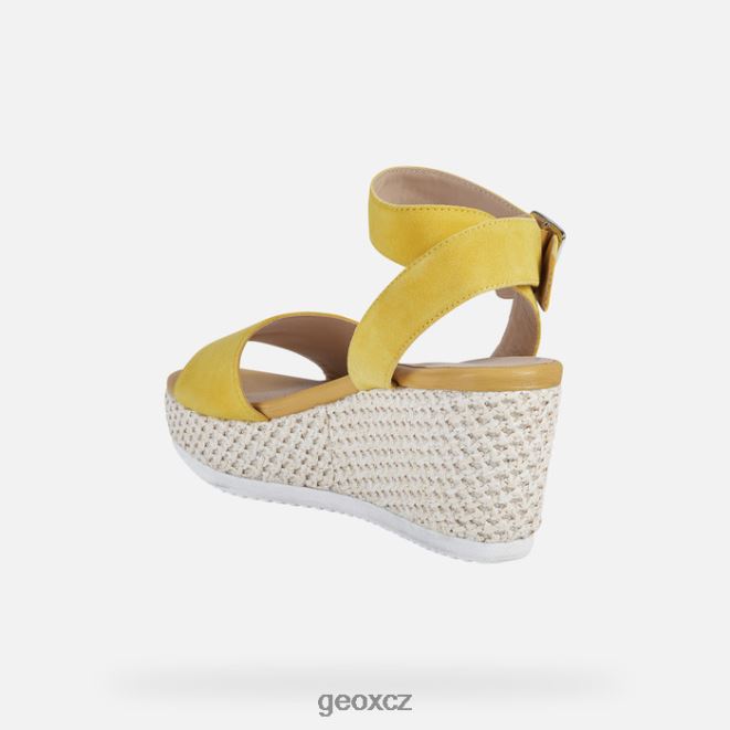 lipari žena 4NH06460 tmavě žlutá Geox