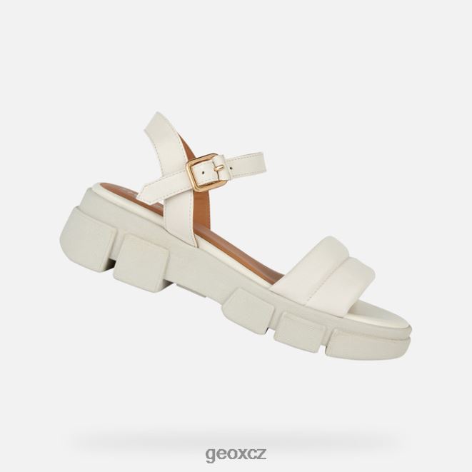 lisabonská žena 4NH06163 špinavě bílé Geox