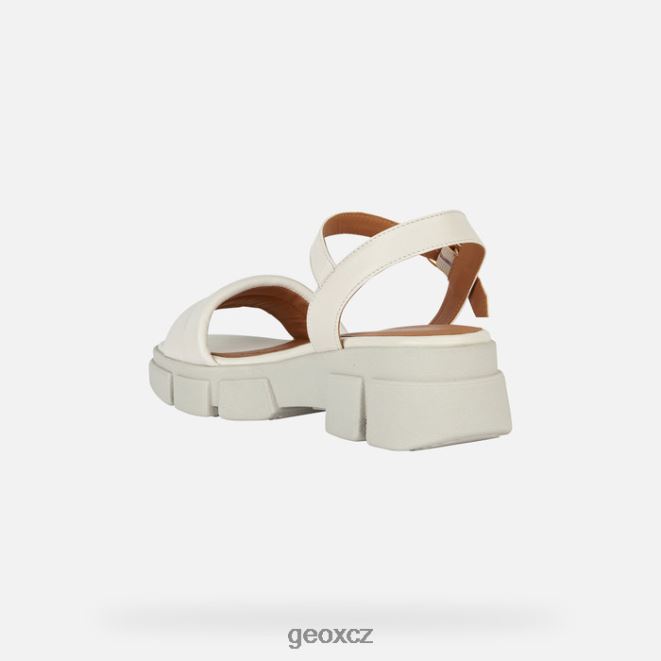 lisabonská žena 4NH06163 špinavě bílé Geox