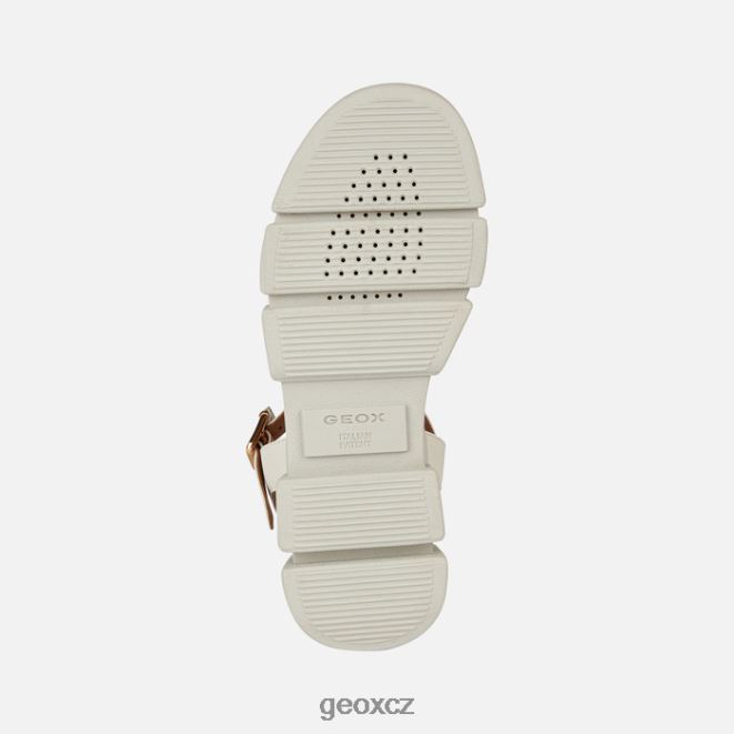 lisabonská žena 4NH06163 špinavě bílé Geox