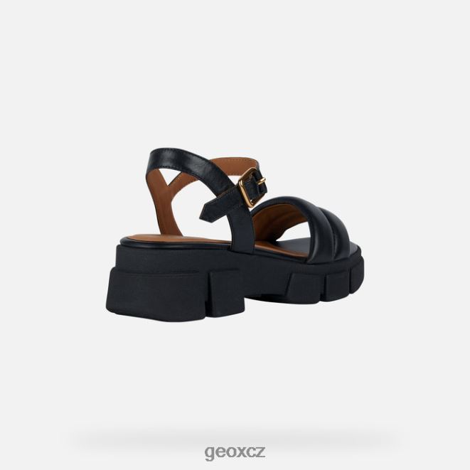 lisabonská žena 4NH06164 Černá Geox