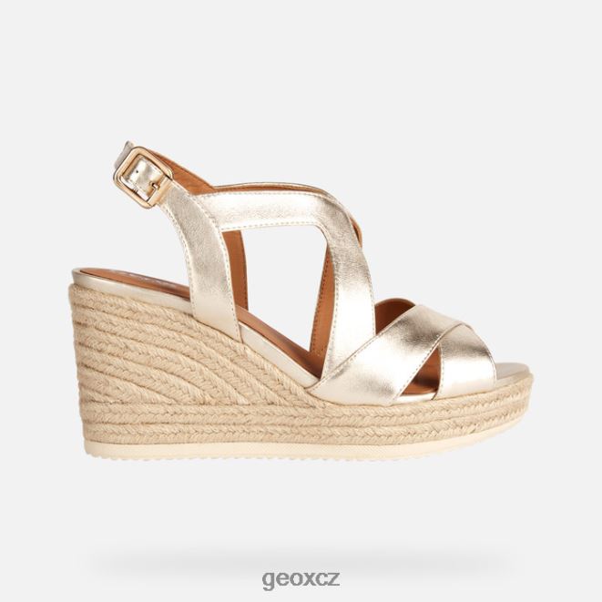 ponza žena 4NH06158 světle zlatá Geox