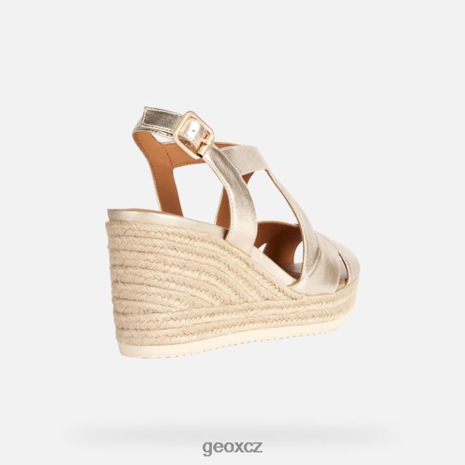 ponza žena 4NH06158 světle zlatá Geox