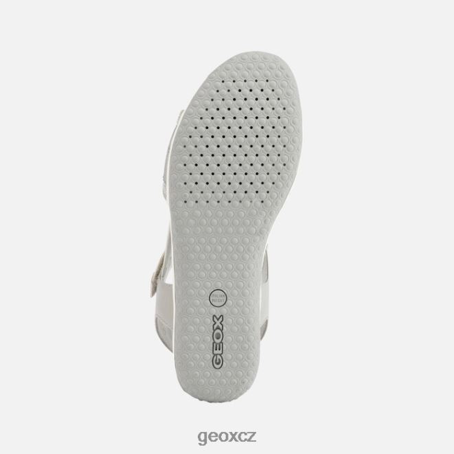 sandál vega žena 4NH06457 světle šedá/světlé avio Geox