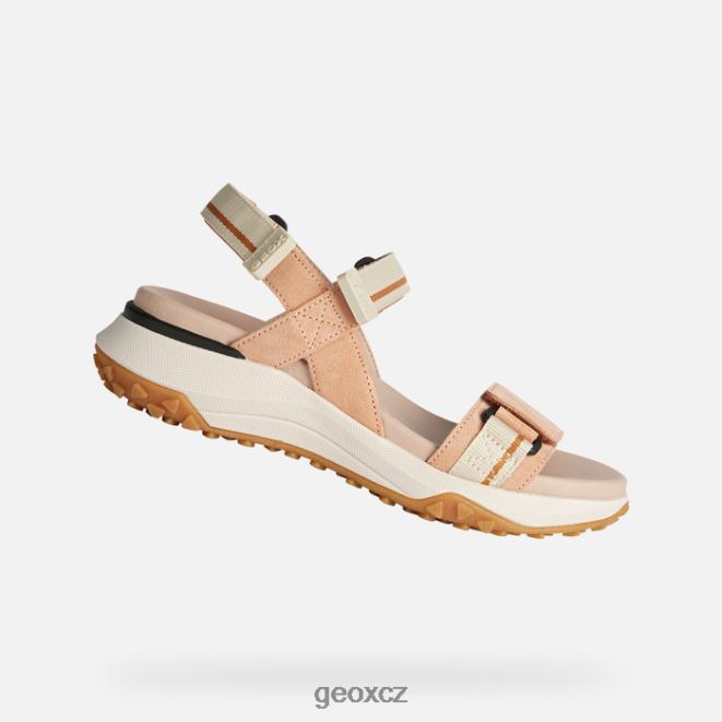 sorapis grip žena 4NH06170 broskvová/béžová Geox