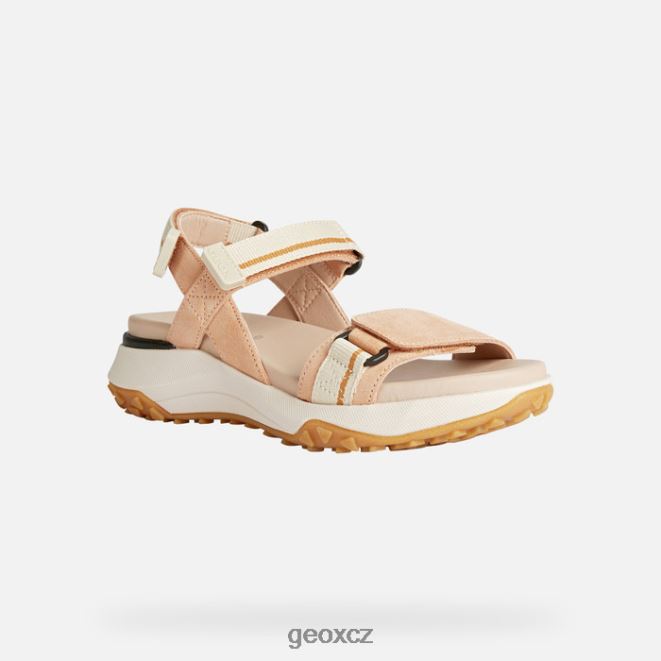 sorapis grip žena 4NH06170 broskvová/béžová Geox