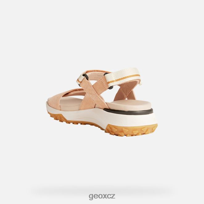 sorapis grip žena 4NH06170 broskvová/béžová Geox