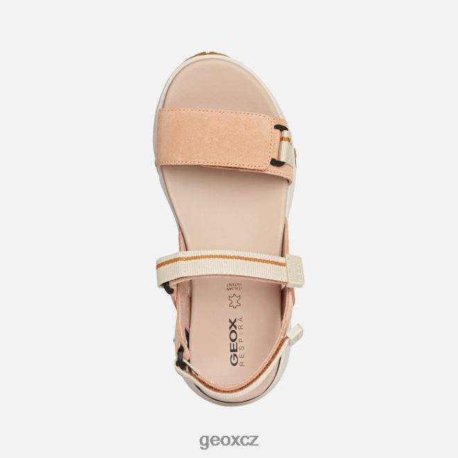 sorapis grip žena 4NH06170 broskvová/béžová Geox