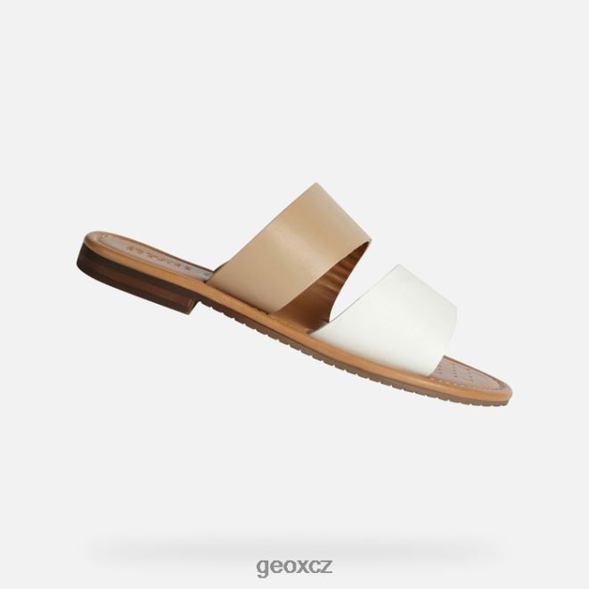 sozy s žena 4NH06161 béžová/bílá Geox