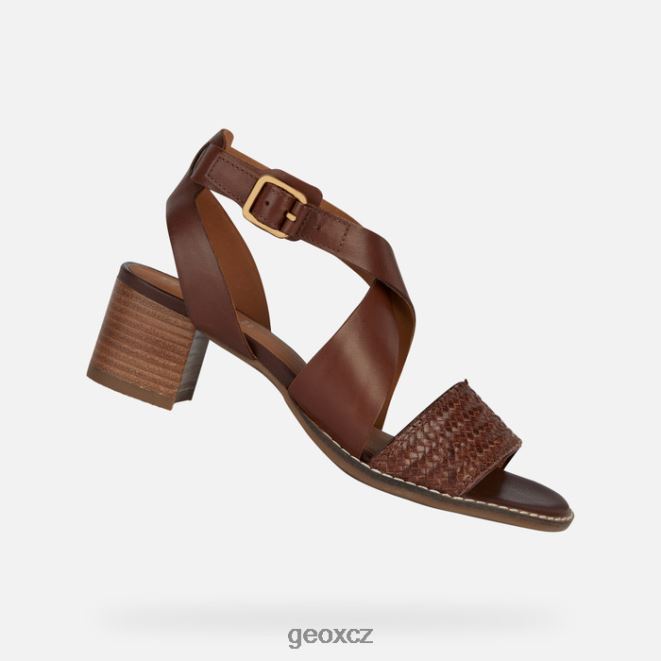 sozy střední žena 4NH06137 hnědý Geox