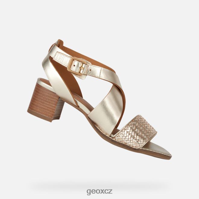 sozy střední žena 4NH06159 světle zlatá Geox