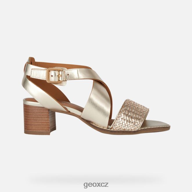 sozy střední žena 4NH06159 světle zlatá Geox