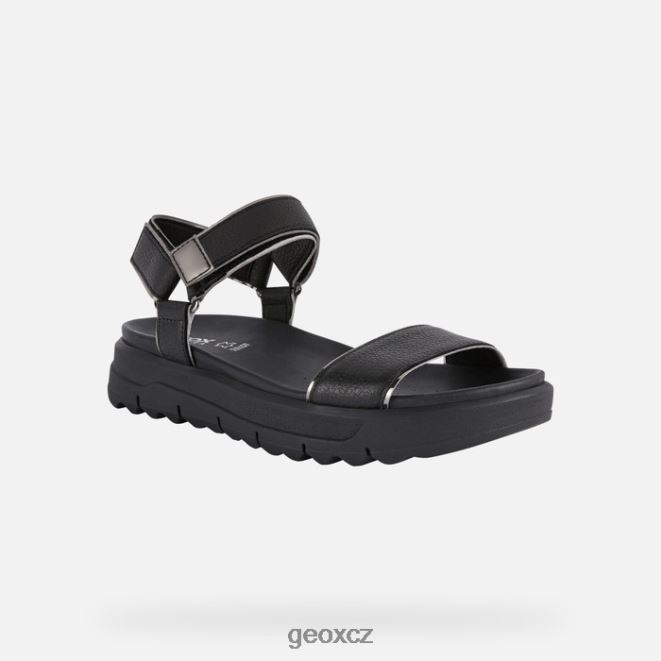 xand 2.1s žena 4NH06140 černá/olovo Geox