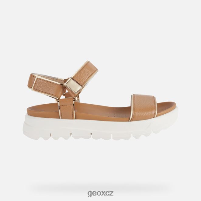 xand 2.1s žena 4NH06141 velbloudí/světle zlaté Geox