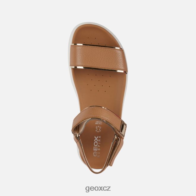 xand 2.1s žena 4NH06141 velbloudí/světle zlaté Geox