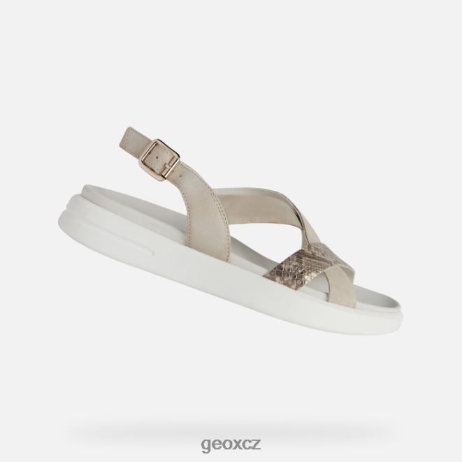 xand 2s žena 4NH06560 světlá taupe/kůže Geox