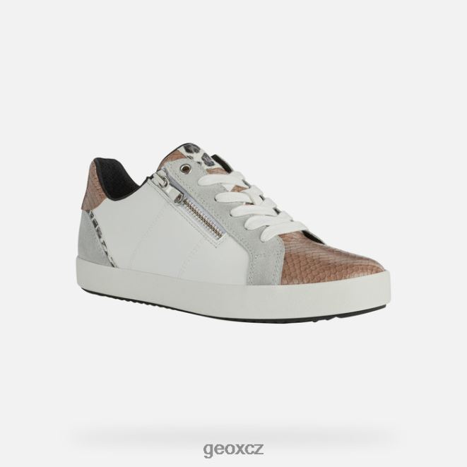 blomiee žena 4NH06451 bílá/světle šedá Geox