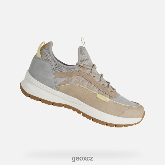 braies žena 4NH06580 světle šedá Geox