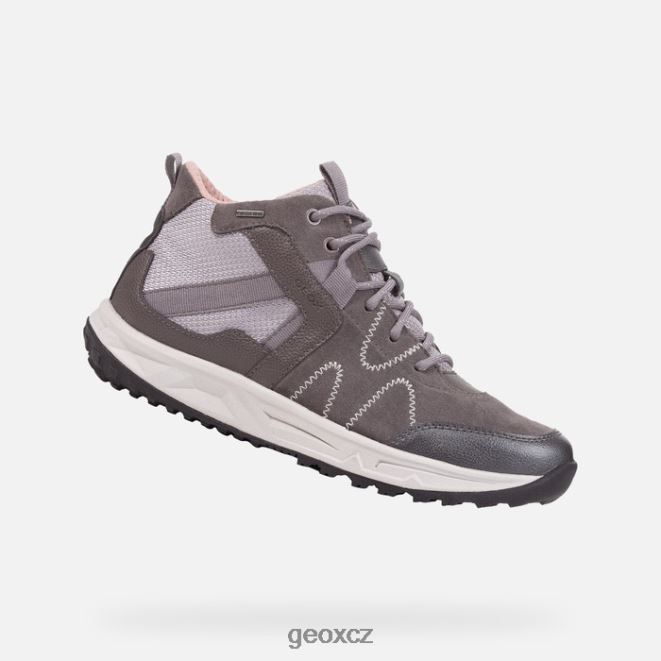 delray abx žena 4NH06262 tmavě šedá/světle šedá Geox