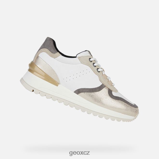 desya žena 4NH06332 bílá/lt taupe Geox