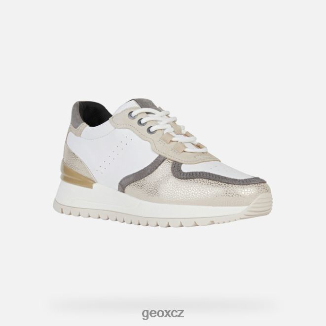 desya žena 4NH06332 bílá/lt taupe Geox