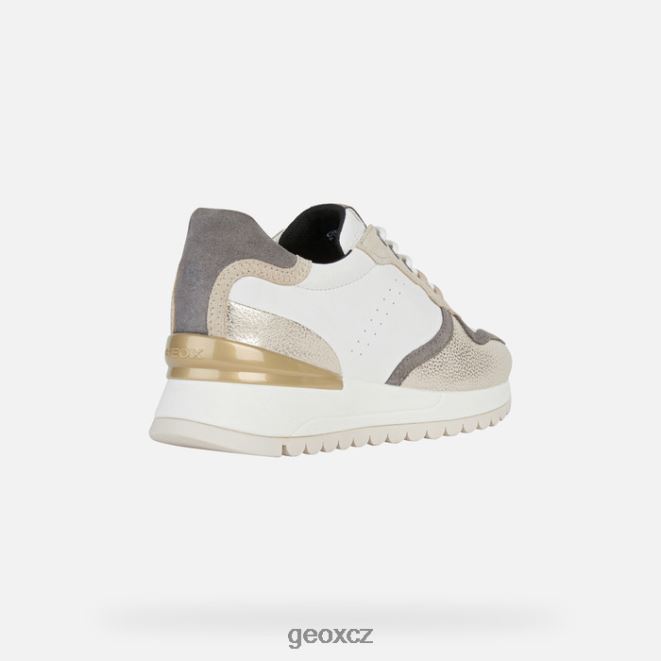desya žena 4NH06332 bílá/lt taupe Geox