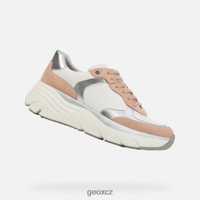 diamantová žena 4NH06224 bílá/nahá Geox