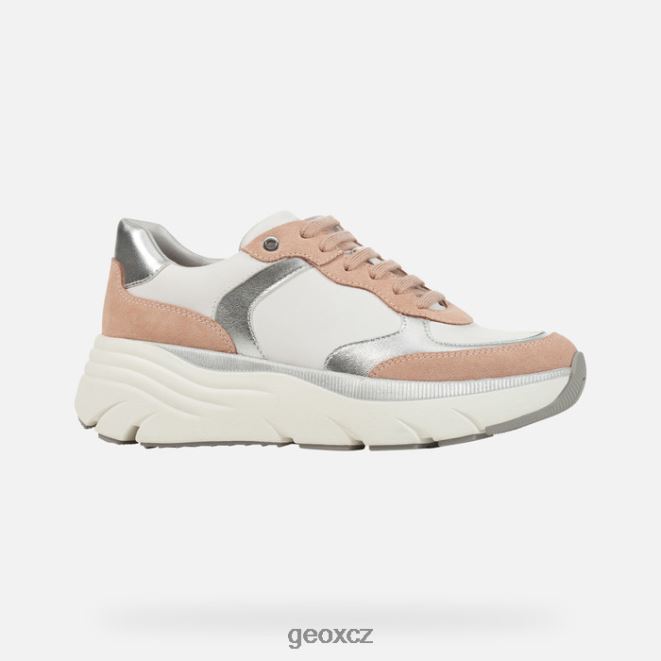 diamantová žena 4NH06224 bílá/nahá Geox