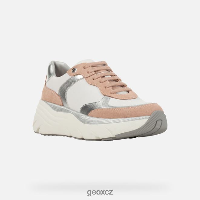 diamantová žena 4NH06224 bílá/nahá Geox