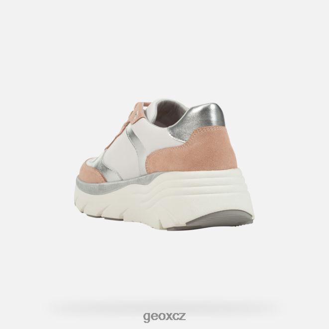 diamantová žena 4NH06224 bílá/nahá Geox