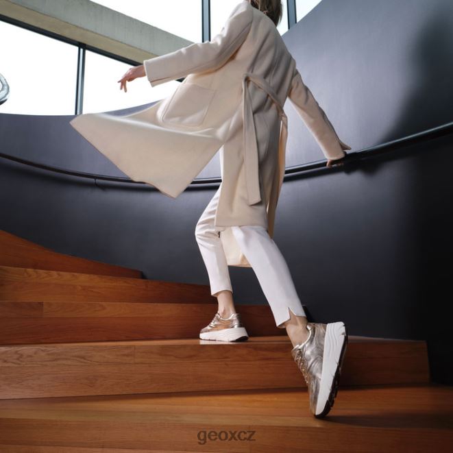 diamantová žena 4NH06539 šampaňské Geox