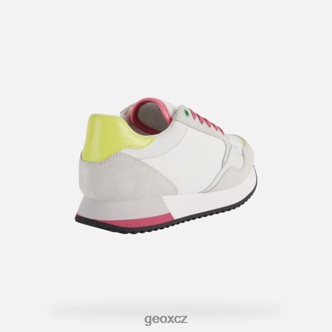 doralea žena 4NH06249 bílá/fluo fuchsiová Geox