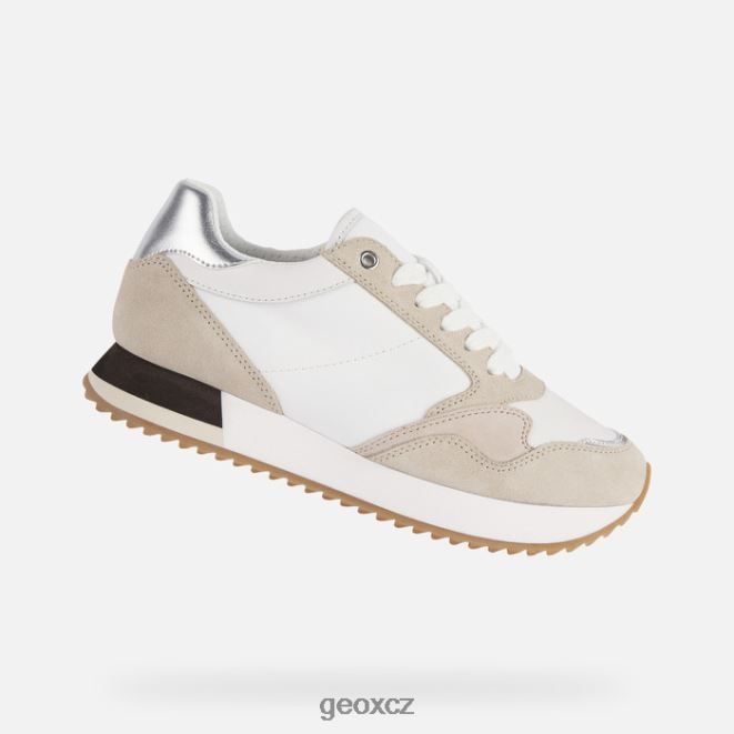 doralea žena 4NH06250 bílá/lt taupe Geox