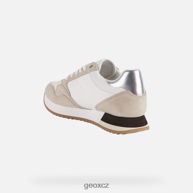 doralea žena 4NH06250 bílá/lt taupe Geox