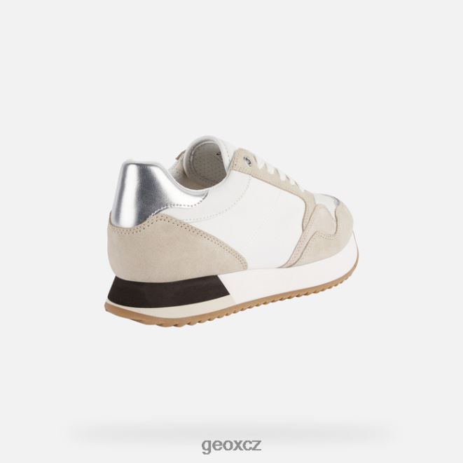 doralea žena 4NH06250 bílá/lt taupe Geox
