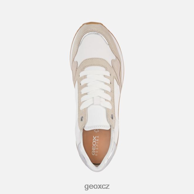 doralea žena 4NH06250 bílá/lt taupe Geox