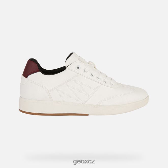 žena meleda 4NH06253 bílá/tmavě vínová Geox