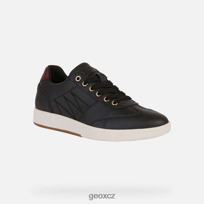 žena meleda 4NH06254 černá/dk vínová Geox