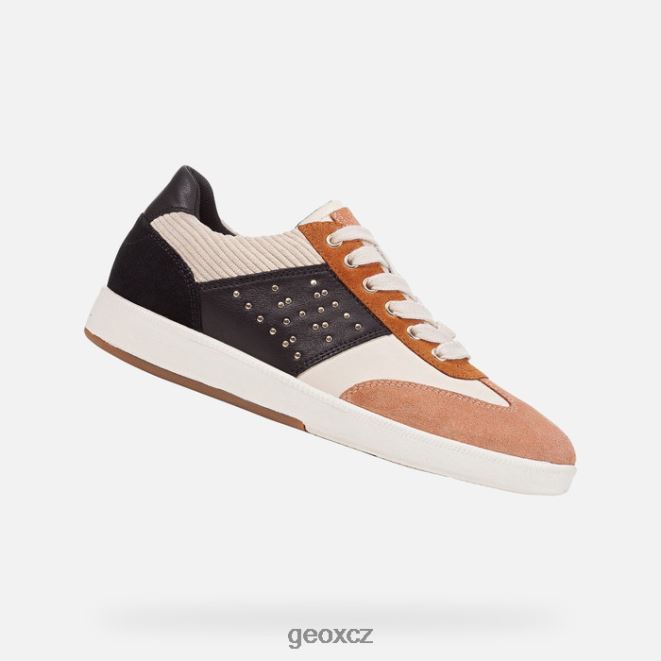 žena meleda 4NH06314 krémová/černá Geox