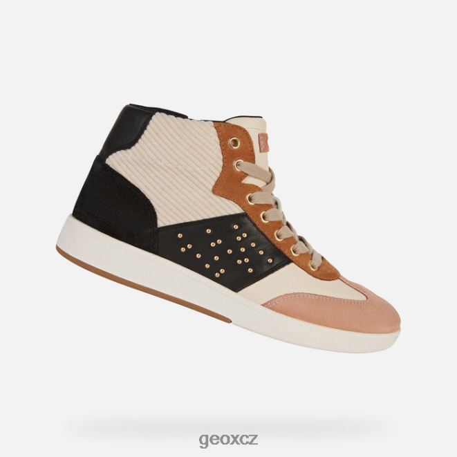 žena meleda 4NH06396 krémová/černá Geox