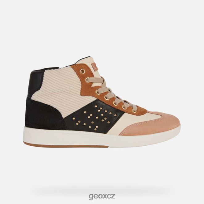 žena meleda 4NH06396 krémová/černá Geox