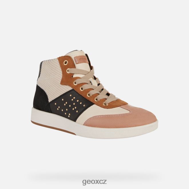 žena meleda 4NH06396 krémová/černá Geox