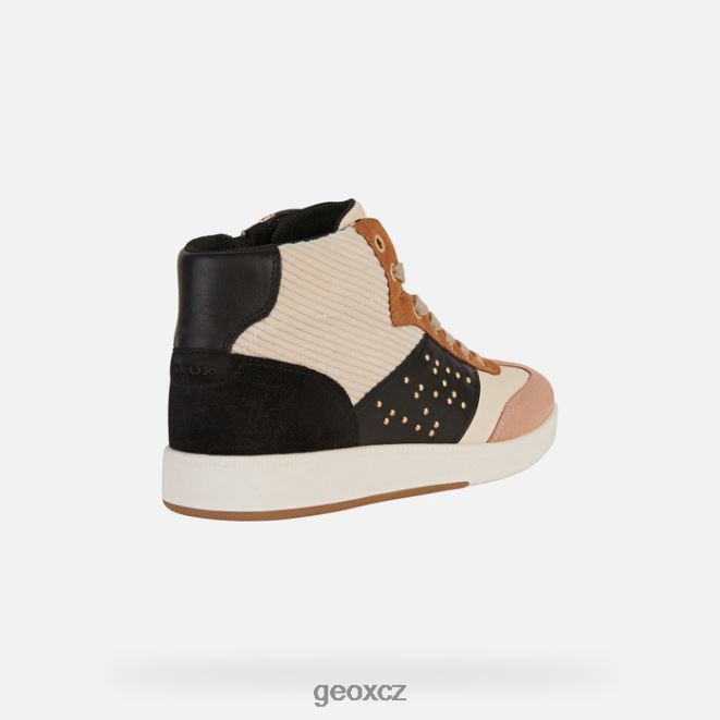 žena meleda 4NH06396 krémová/černá Geox