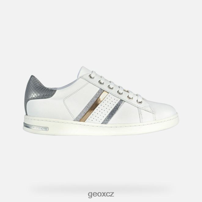 jaysen žena 4NH061692 bílá/stříbrná Geox