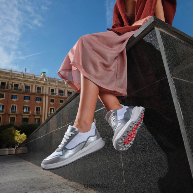pg1x žena 4NH061700 světle šedá/bílá Geox