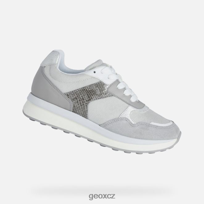 runntix žena 4NH06381 stříbrná/světle šedá Geox