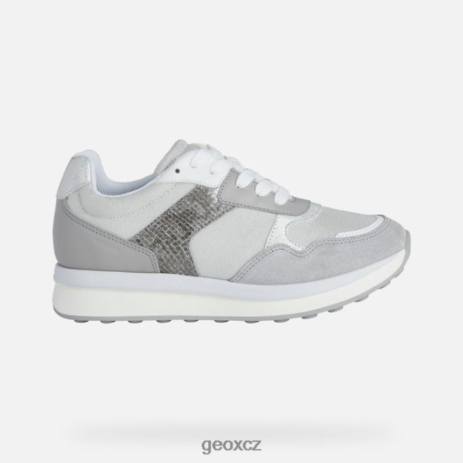 runntix žena 4NH06381 stříbrná/světle šedá Geox