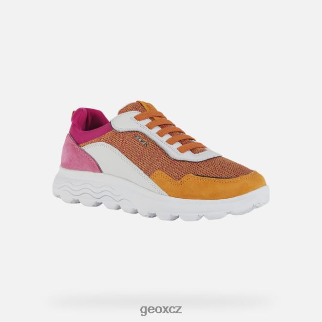 sférická žena 4NH0620 pomeranč/fuchsie Geox