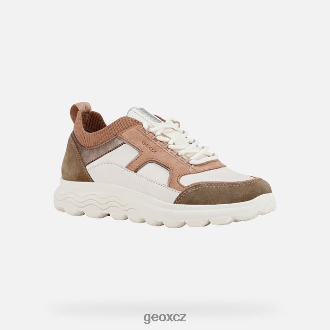 sférická žena 4NH06459 bílá/tmavě růžová Geox