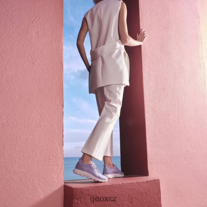 sférická žena 4NH0667 světle fialová Geox